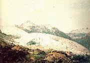 Pars, William The Rhone Glacier and the Source of the Rhone china oil painting reproduction